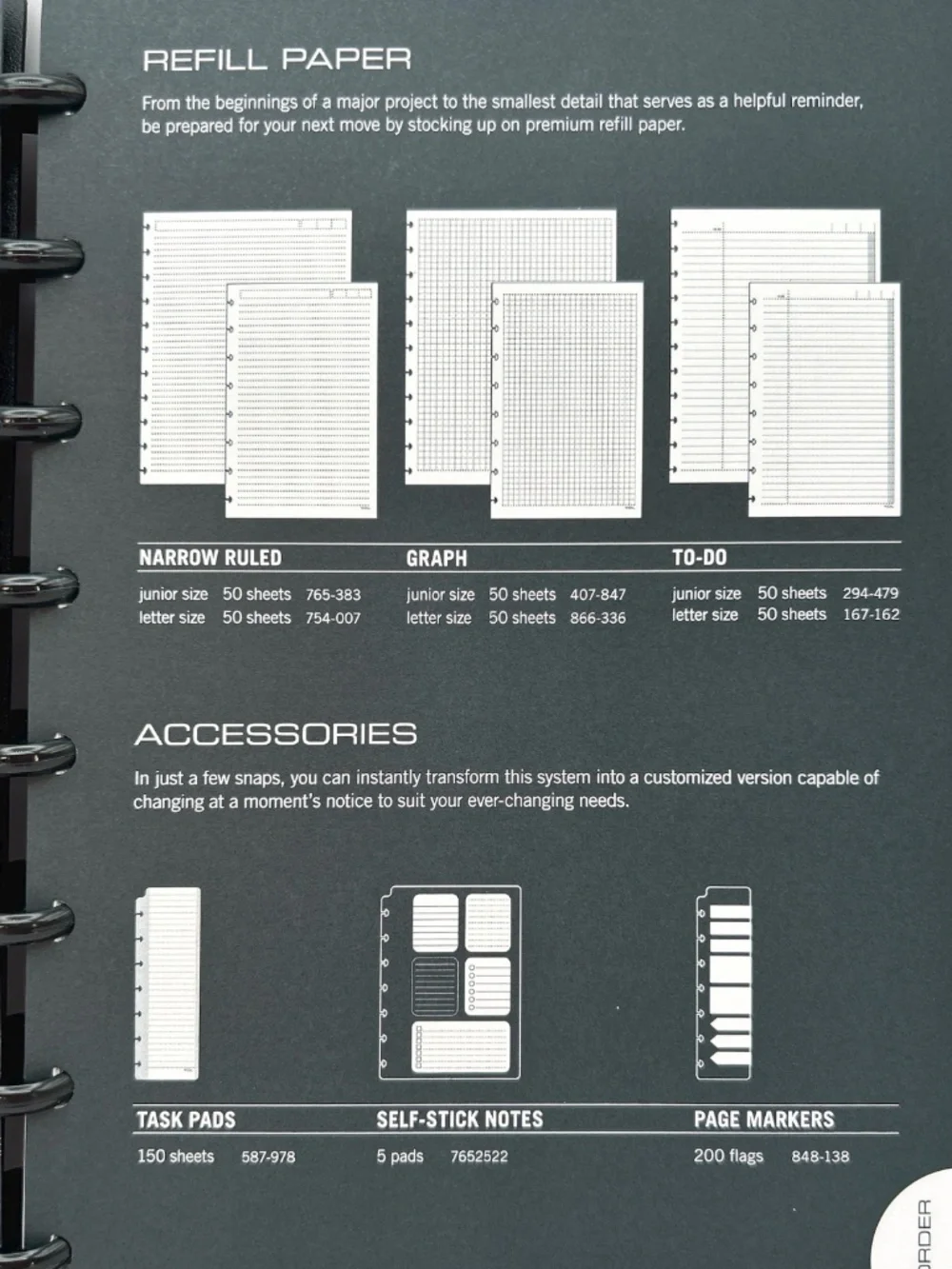 Custom System Leather Notebook, 60 Sheets, PLUS 2026 Calendar/Inserts Letter